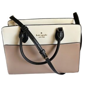 AUTHENTIC KATE SPADE Madison Large Satchel HAZELNUT NWT